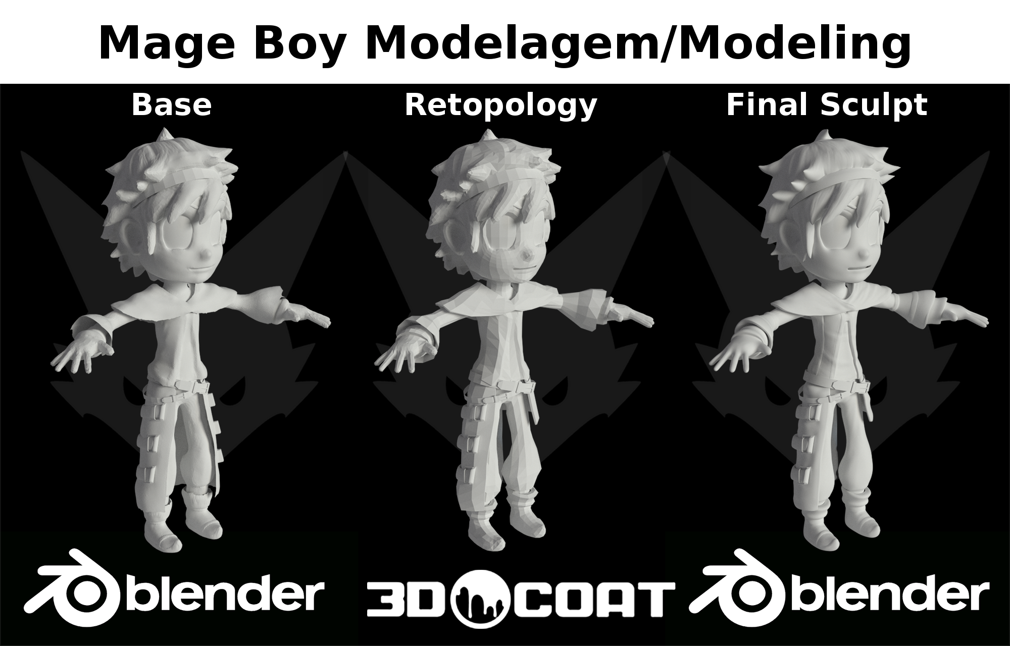 WIP - Mage Boy Sculpt