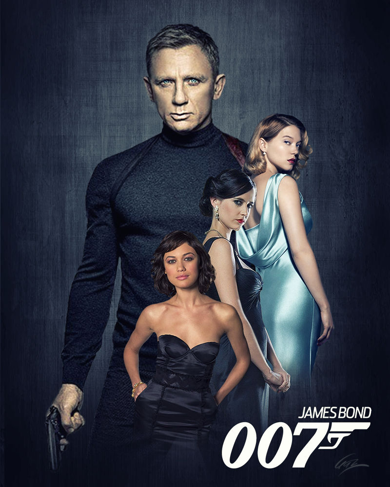 Daniel Craig as James Bond by PZNS on DeviantArt