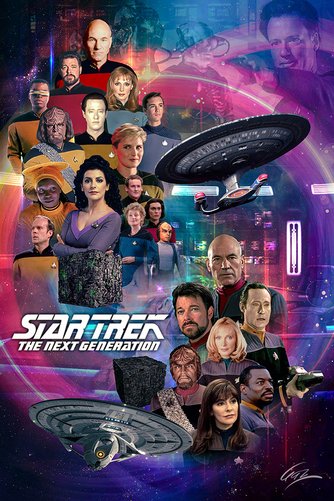 Star Trek TNG Wall Poster by PZNS on DeviantArt