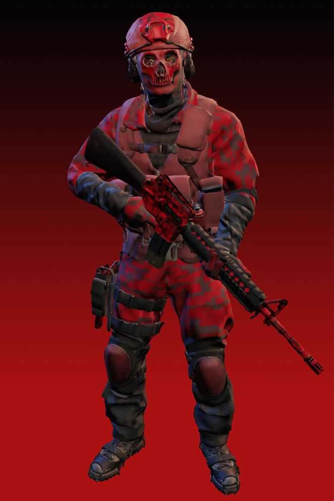 Reaper Cod Character Reaper dressed as Ghost from CoD MW2 (2022) by RedGamer55555 on DeviantArt
