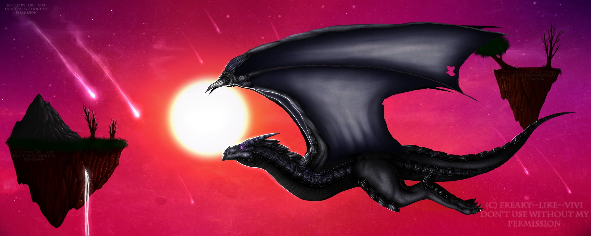 When the sun falls down... by Freaky--Like--Vivi