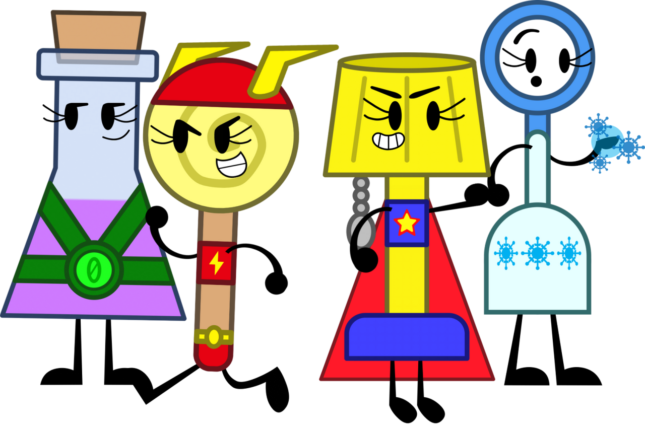 Fabulous Foursome as Superheroes by FloorLampArts on DeviantArt