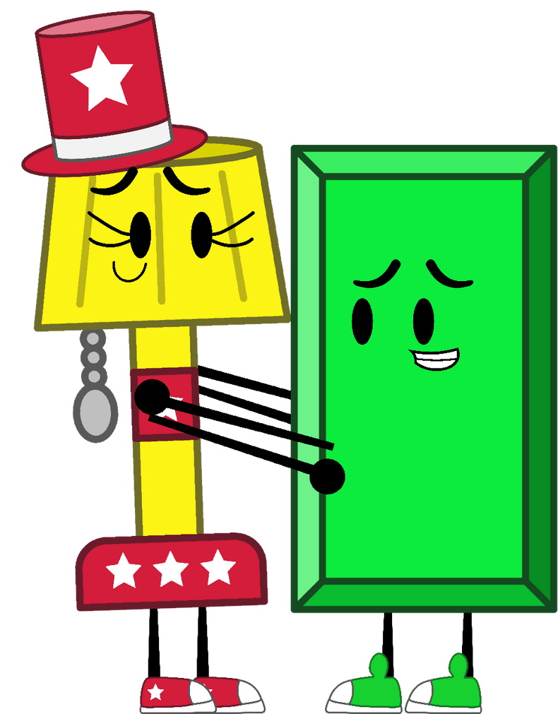 Floor Lamp and Emerald hugging each other by FloorLampArts on DeviantArt