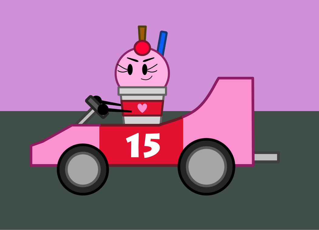 Strawball Racing Strawberry Milkshake Racing by FloorLampArts on DeviantArt