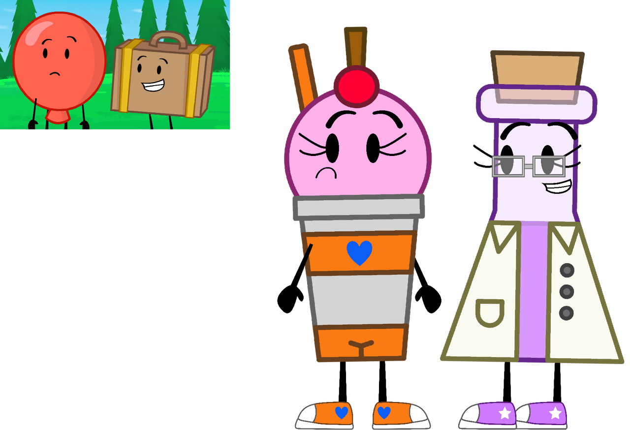 Inanimate Insanity II Redraw but with my OCs by FloorLampArts on DeviantArt
