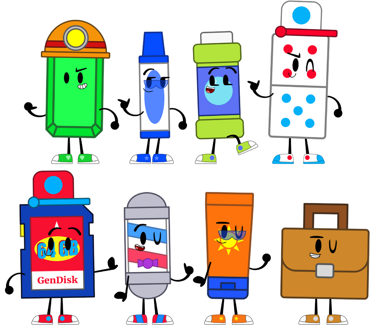 Cool 8 Redesigns by FloorLampArts on DeviantArt