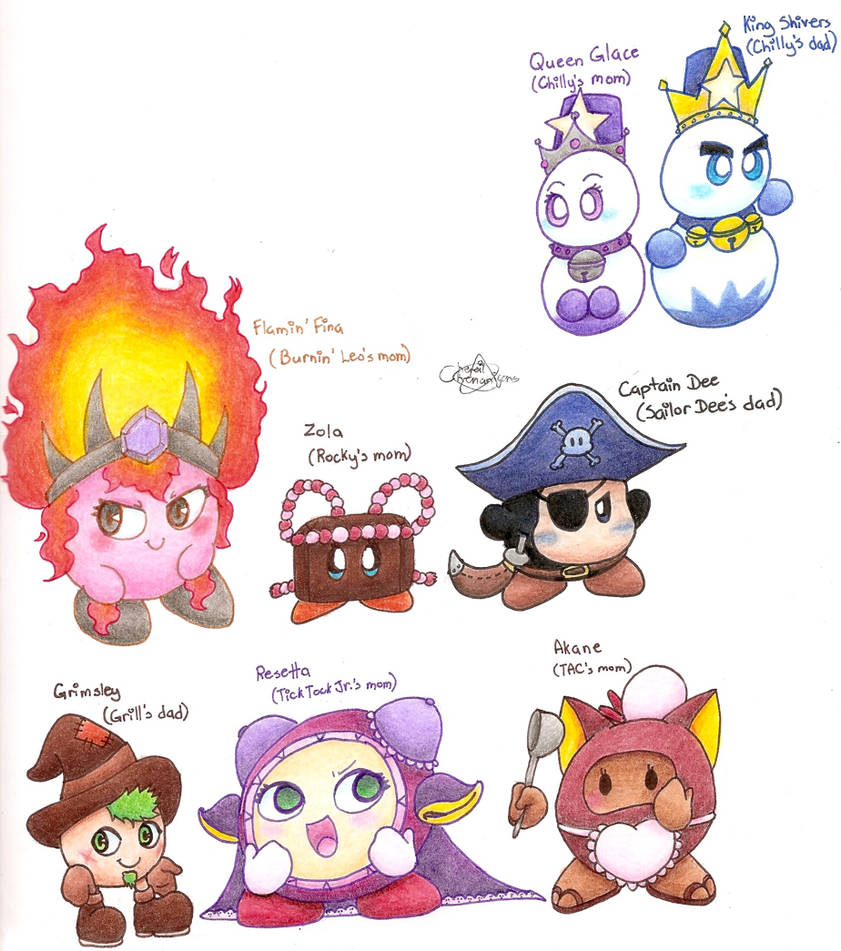 Kirby Character Parents by Chenanigans on DeviantArt