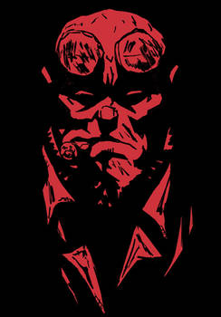 Tablet wallpaper Hellboy