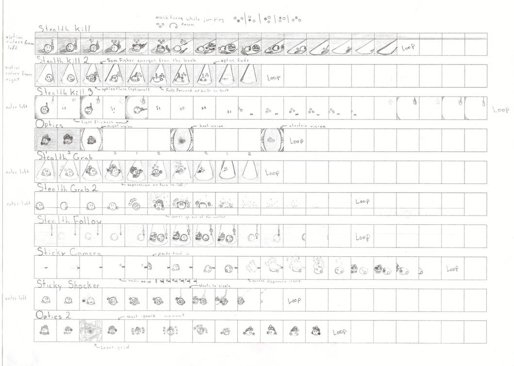 Splinter Cell Emote Ideas 1-10 by Matayu on DeviantArt