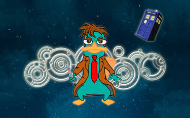 Doctor Who Platypus -Wallpaper