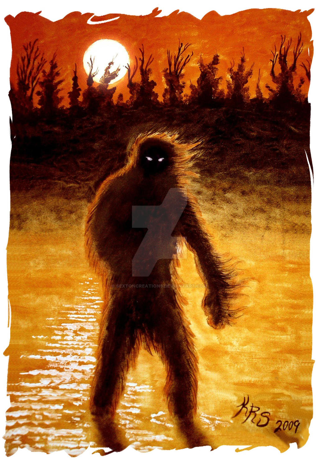 Bigfoot at Dusk