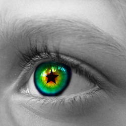 rainbow eye