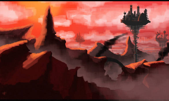 Mars Colony Landscape Practice