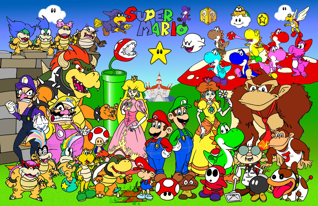 Mario's Gang by crockalley on DeviantArt