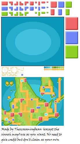 Pokepath Map Layout Template for making new pokemon region maps by Thescreamingbean on ...