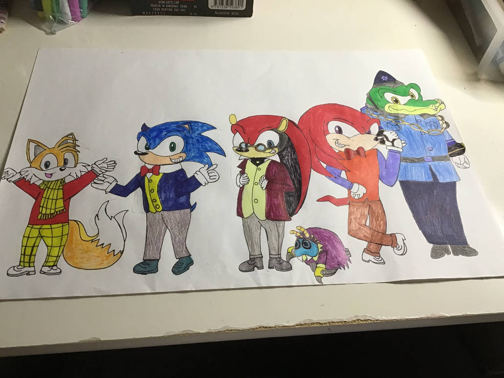 Sonic The Hedgehog as Rupert Characters(AR) by CathyMagicArtPenguin on ...