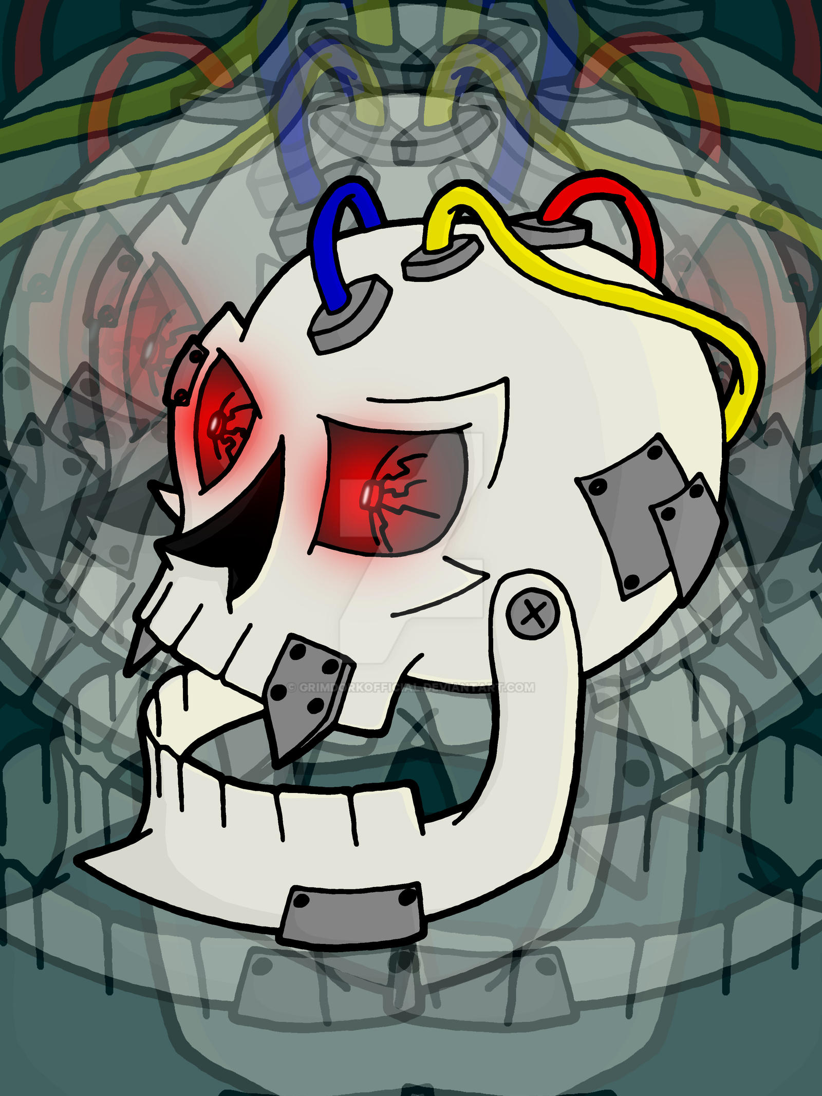 Bionic Skull Bionic Skull by GrimDorkOfficial on DeviantArt