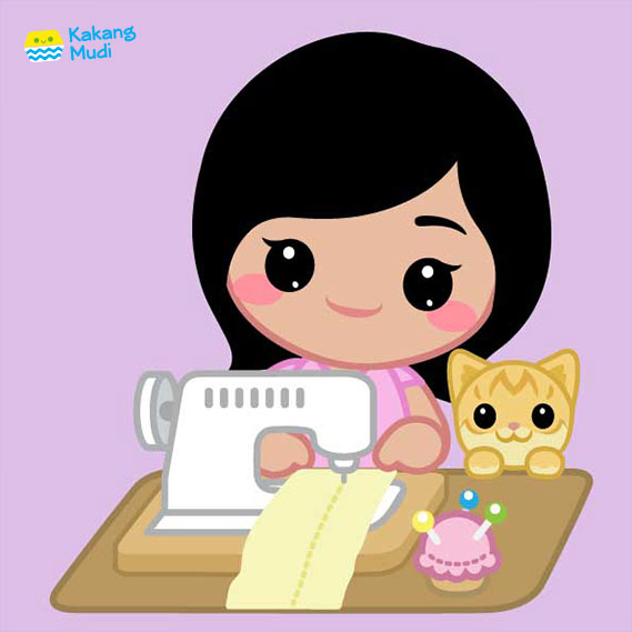 Tailor Girl n Cat by KakangMudi on DeviantArt Tailor Girl n Cat by KakangMudi on DeviantArt