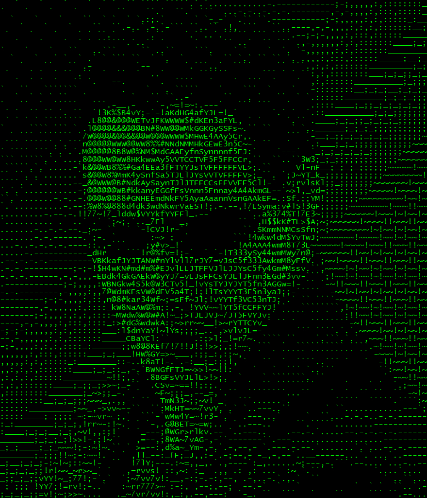 ASCII Neo (matrix style) by KDASthenerd on DeviantArt