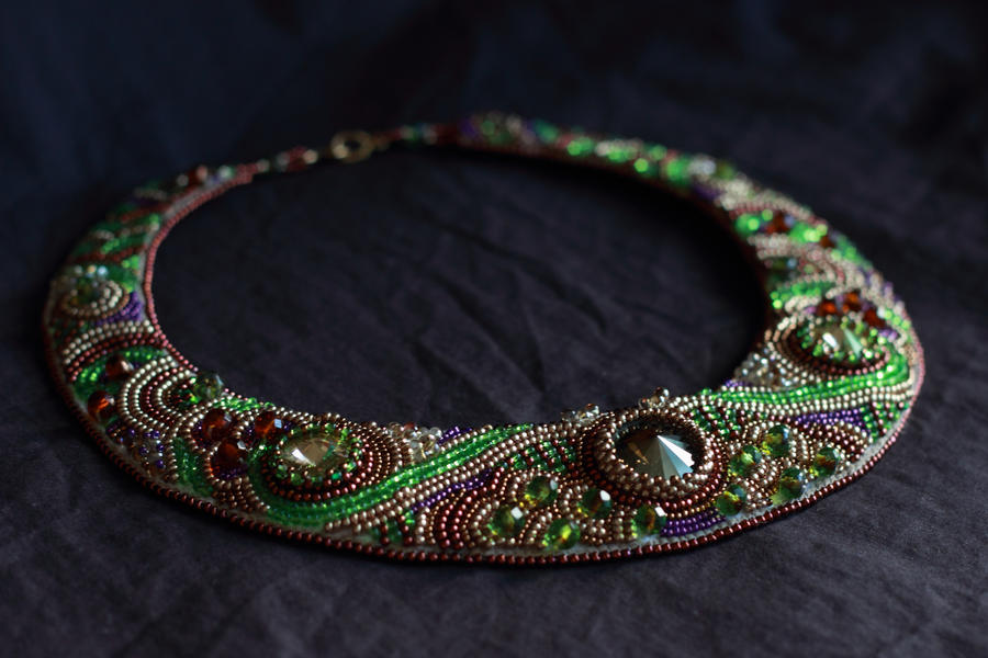 Green and Bronze Collar by externa