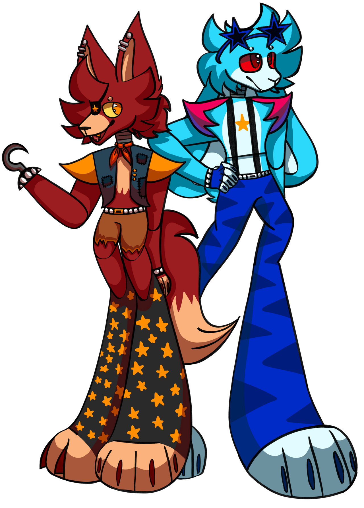 Glamrock Bonnie And Glamrock Foxy (gmod Ramaster) by Bearboy17 on DeviantArt