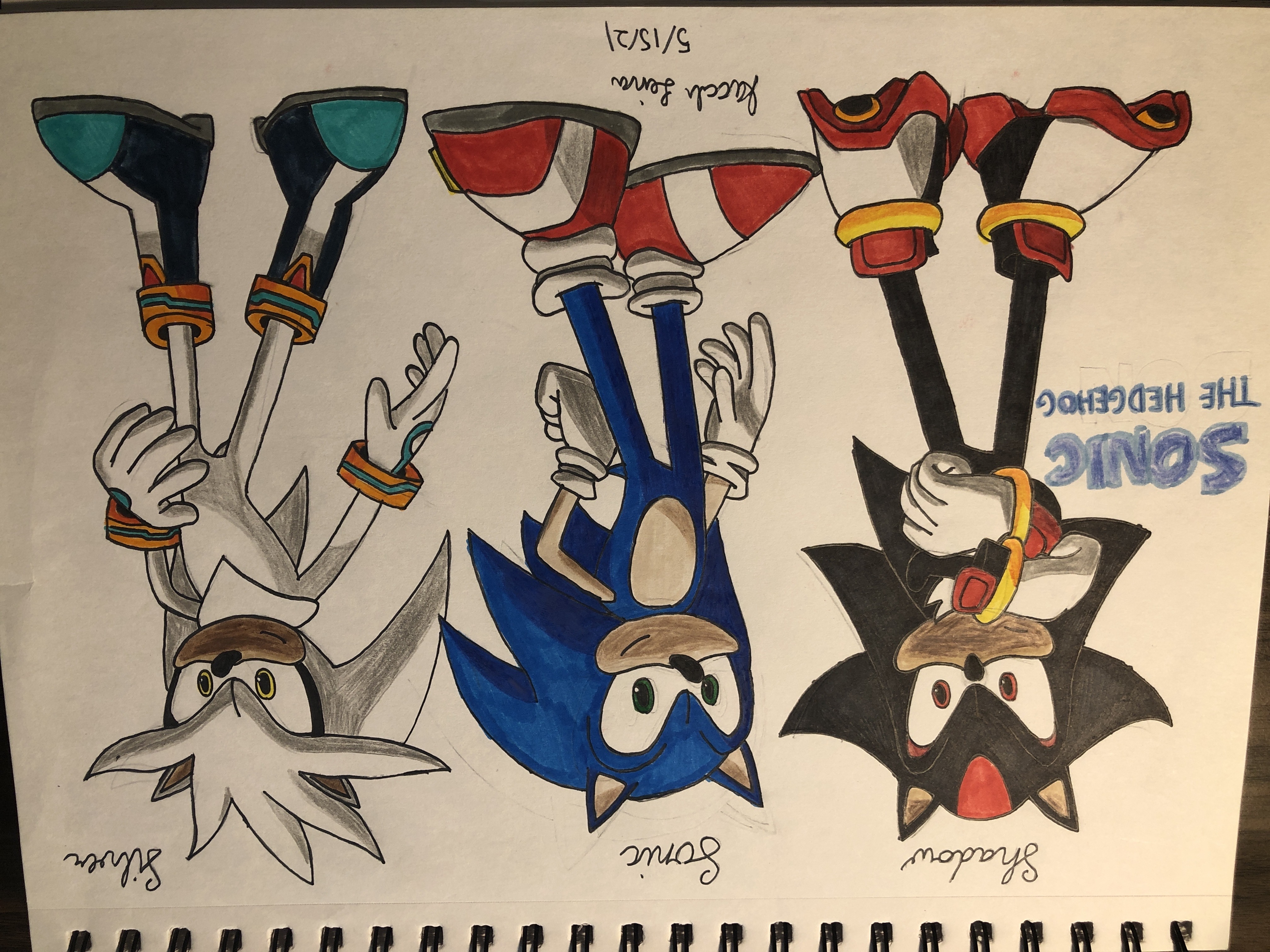 Sonic Shadow Silver And Twist by Thegodtwist on DeviantArt