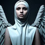 AI generated female Angel with Hijab 3