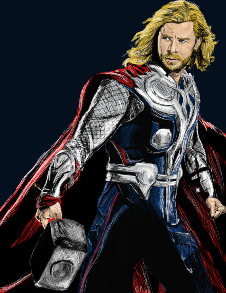 Marvel Thor Deviantart Thor avengers by kidtony1993 on DeviantArt