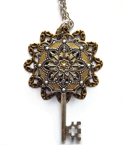 Filigree Key Gold and Silver Filigree Key by EternityKeyJewelry on DeviantArt