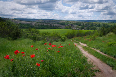 Baydar valley, Crimea