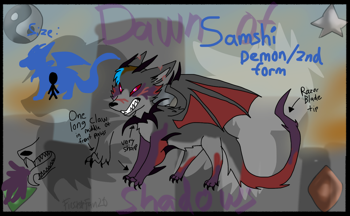 new Samshi 2nd form ref sheet by firstarfan20 on DeviantArt