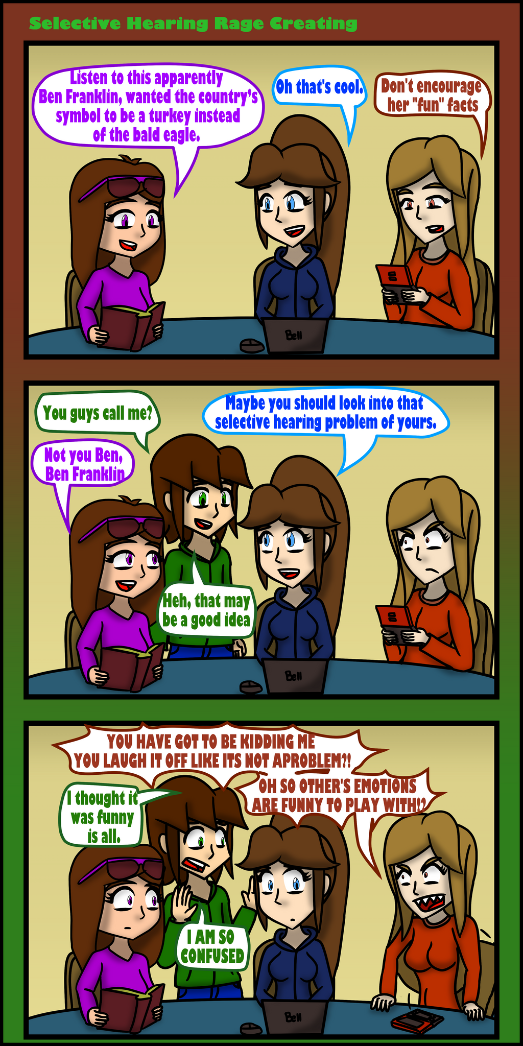 Selective Rage Selective Hearing Rage Creating by Bmaster4114 on DeviantArt