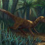 Dilophosaurus in Pursuit