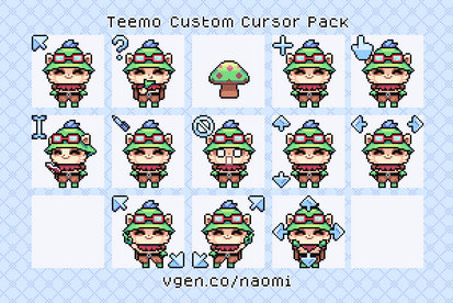 Teemo Cursor Cursor for Windows