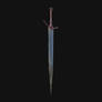 Cosmic Sovereign: Majestic 3D Model Sword of Virtu