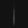 Pixel Paladin: Noble 3D Model Sword for Digital Cr