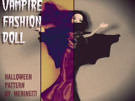Fashion Doll Vampire Halloween costume pattern
