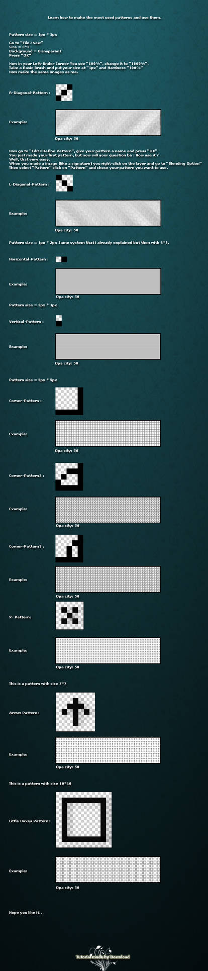 Pattern Tutorial