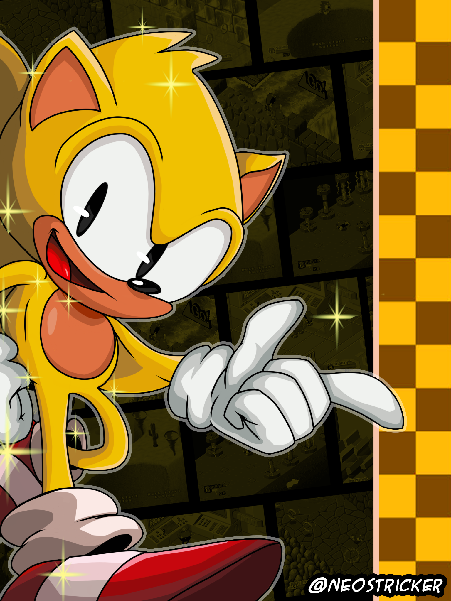 super sonic x by monkeyops on DeviantArt