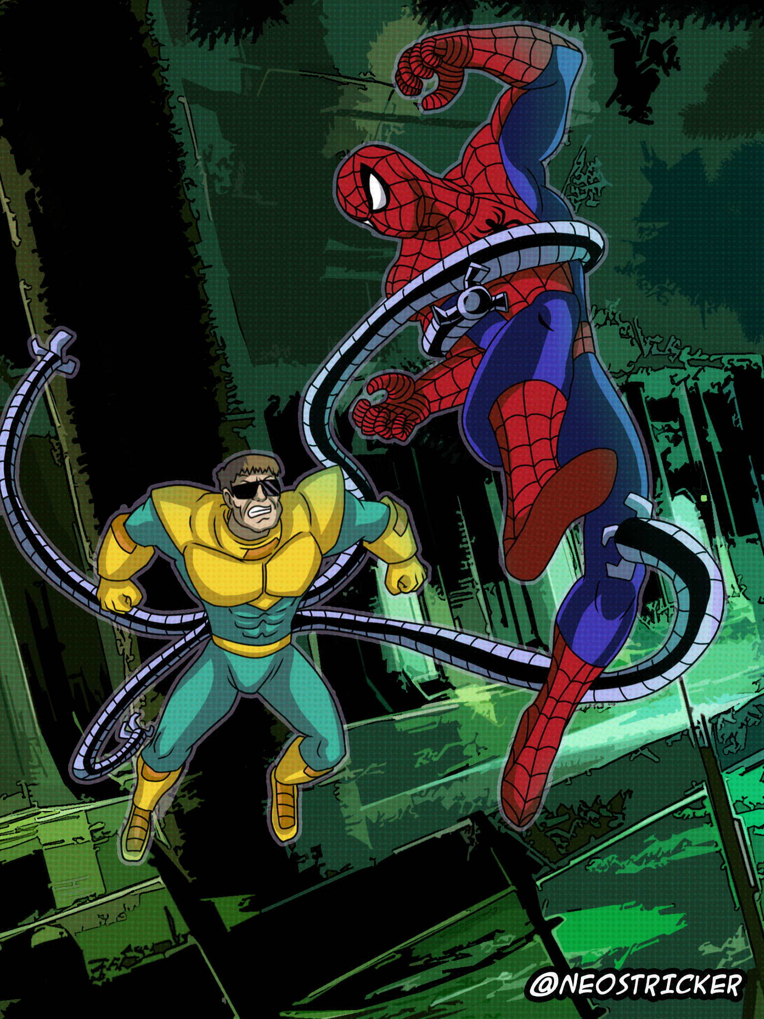 Spiderman v doctor octopus by itsharman on DeviantArt