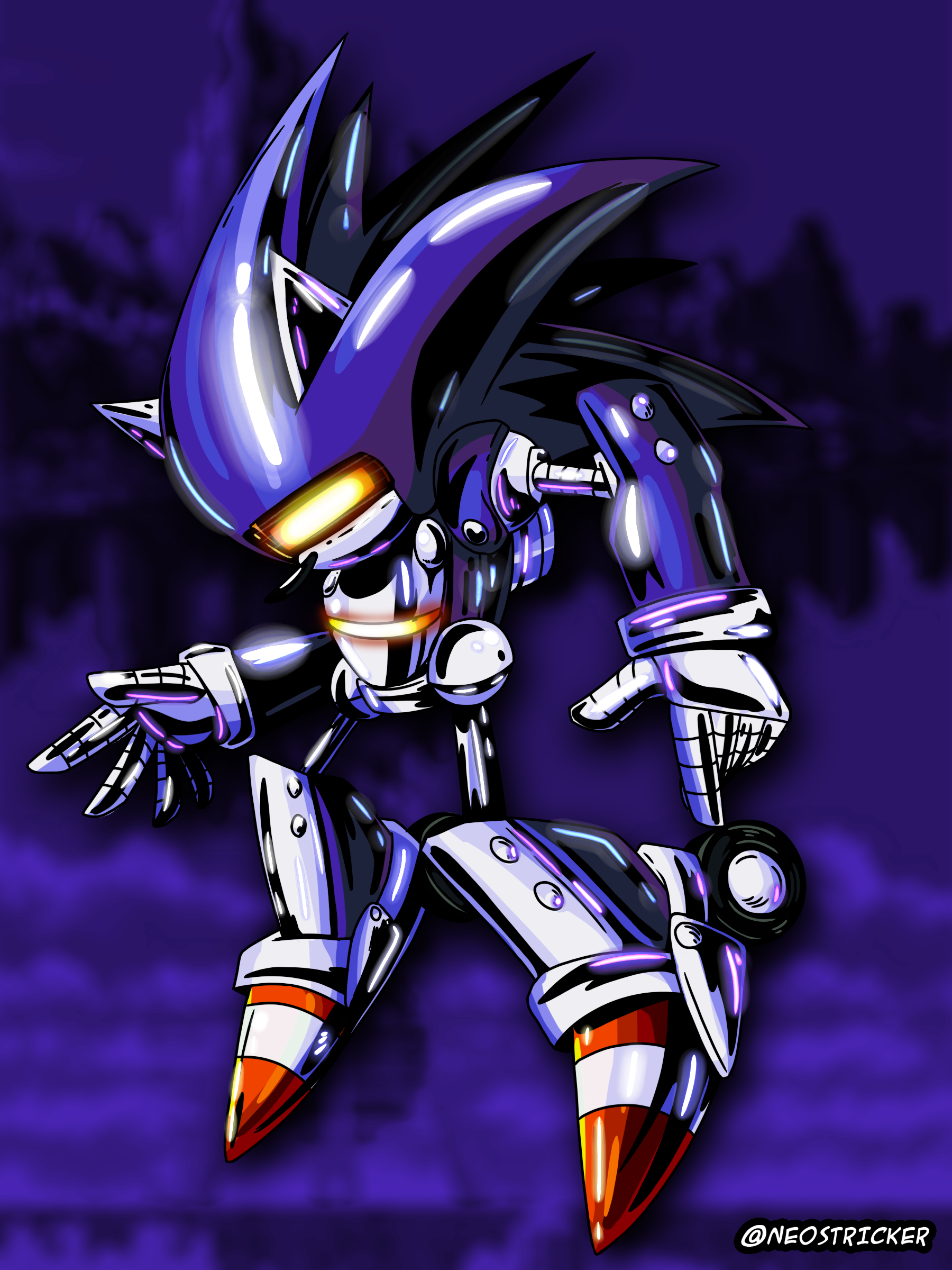 Neo Metal Sonic by moodyEquinox on DeviantArt