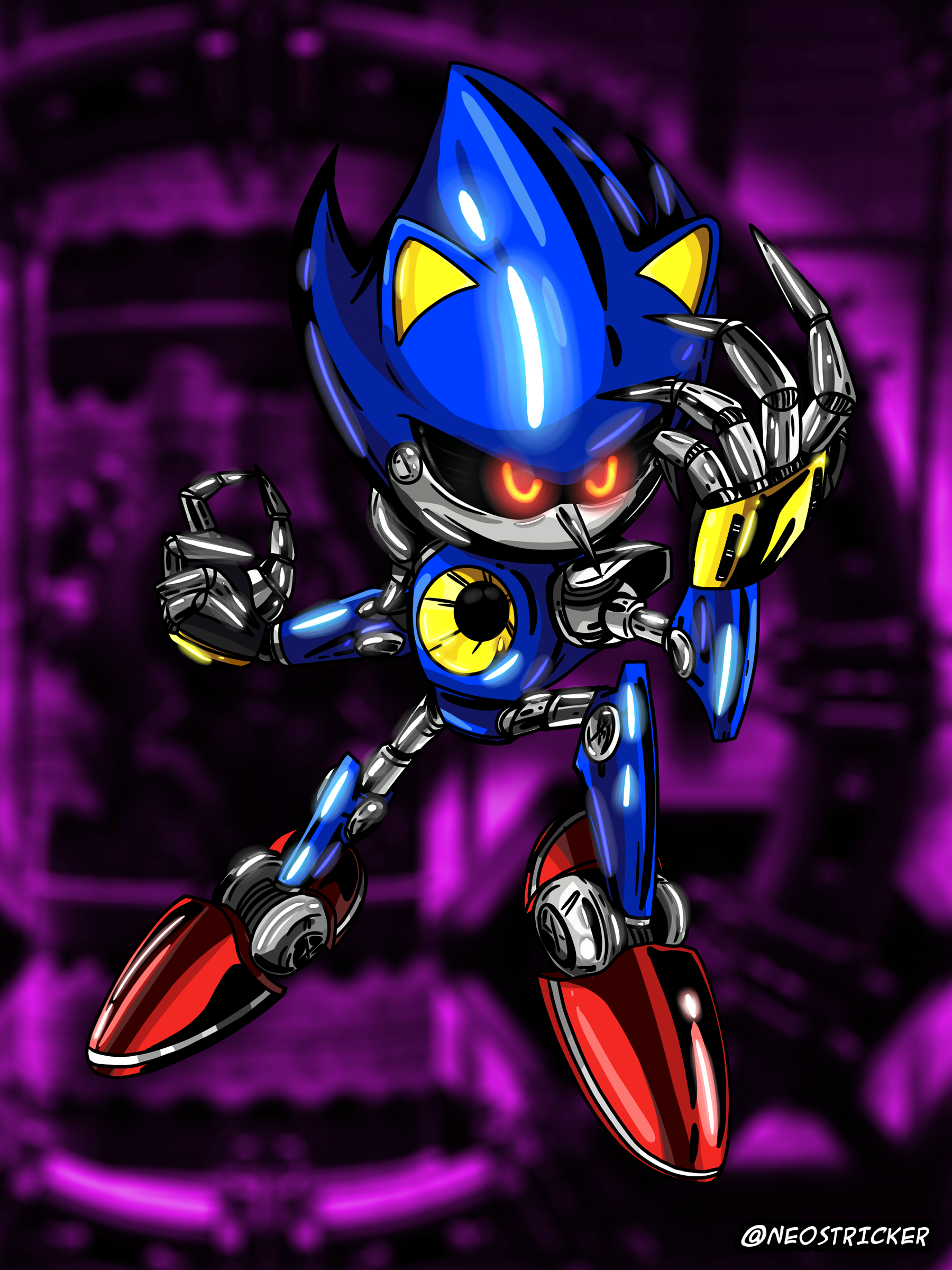 Commission: Neo Metal Sonic by VGAfanatic on DeviantArt