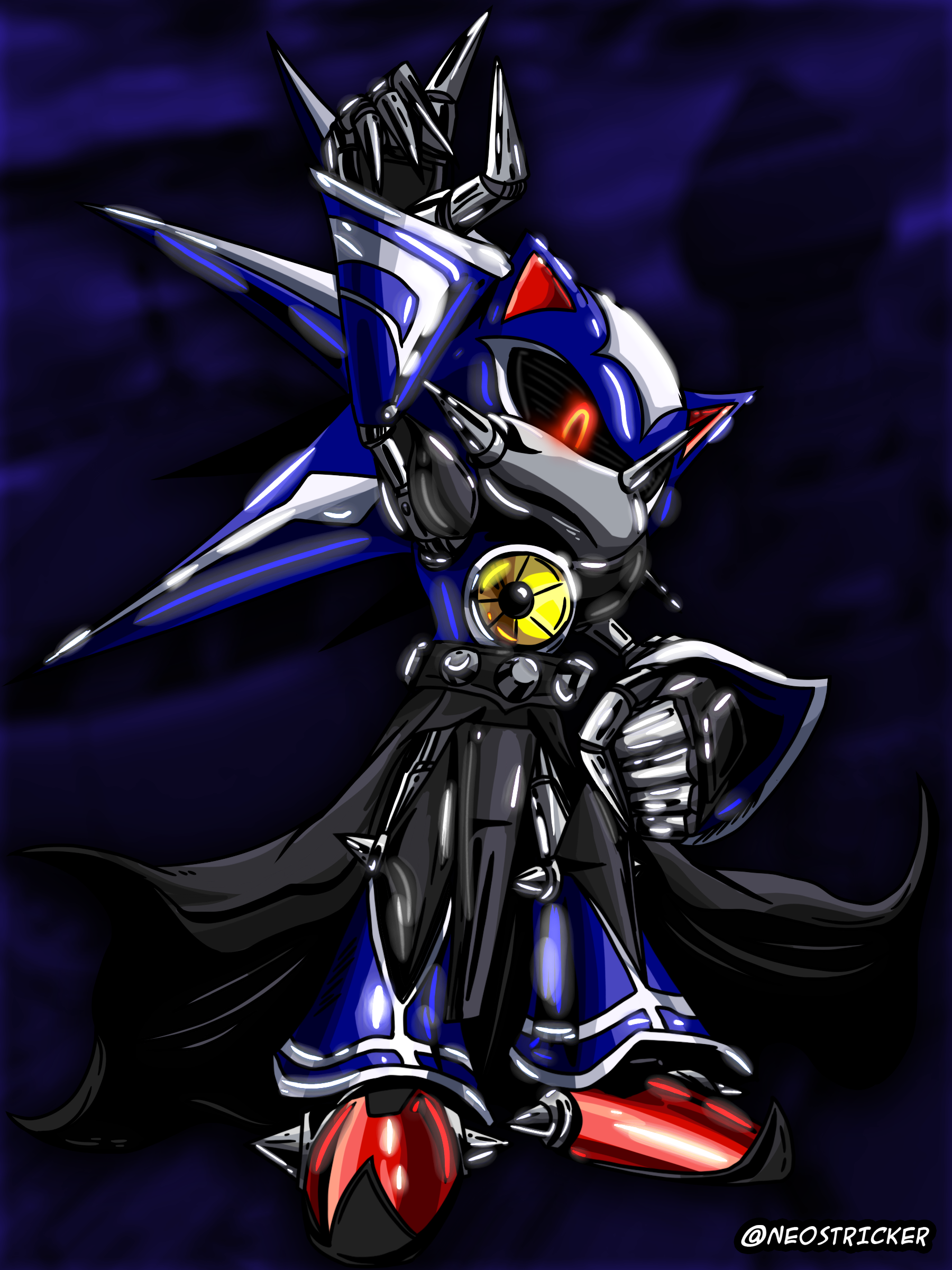 Neo Metal Sonic Wallpaper neo-metal-sonic-wallpaper