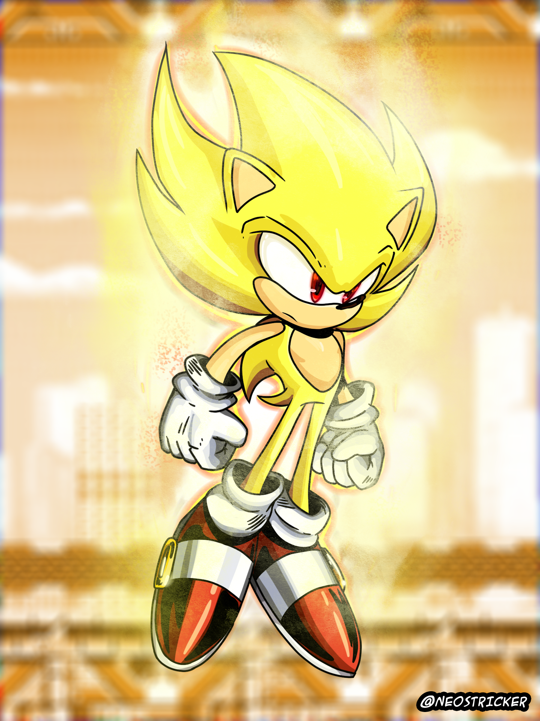 Super Sonic 2 - Sonic Frontiers by ShadowLifeman on DeviantArt