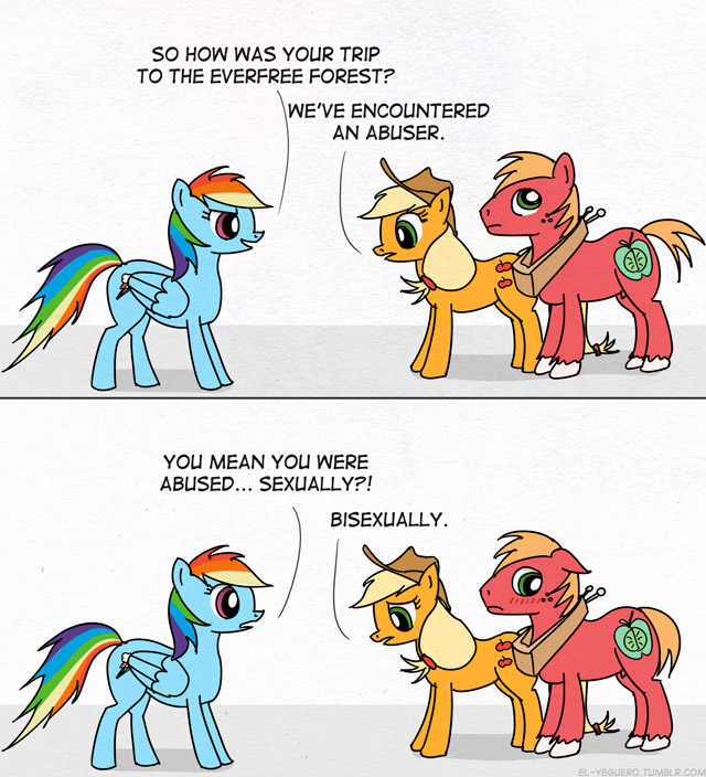 Pony rape joke