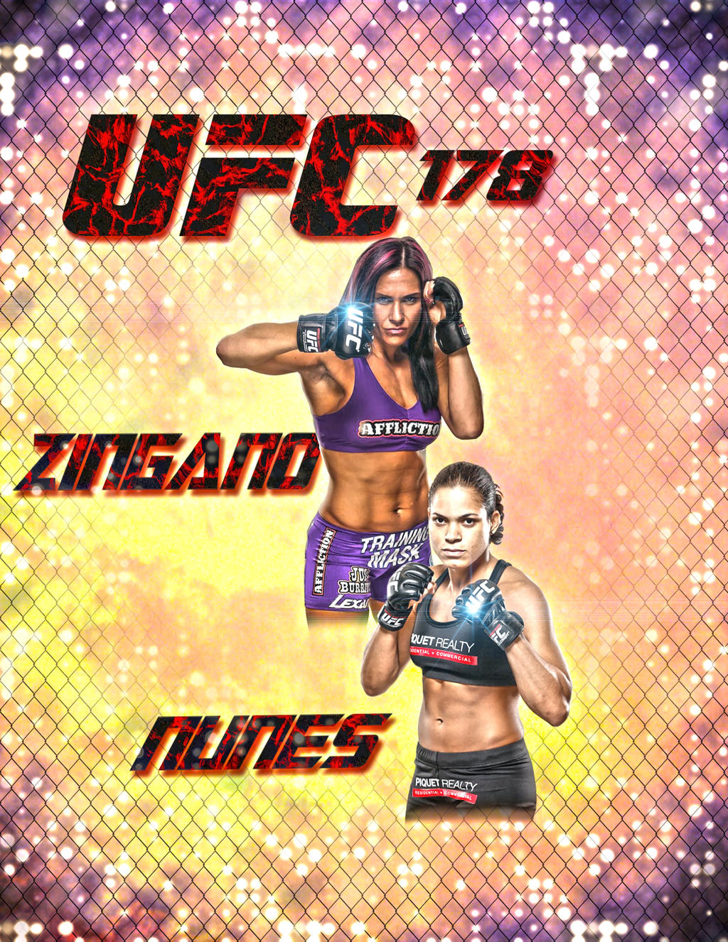 Cat Zingano Vs Amanda Nunes Ufc 178 By Kungfufrogmma On Deviantart