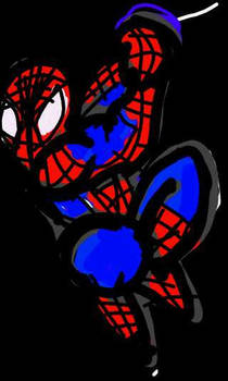 Spider-Man by finger