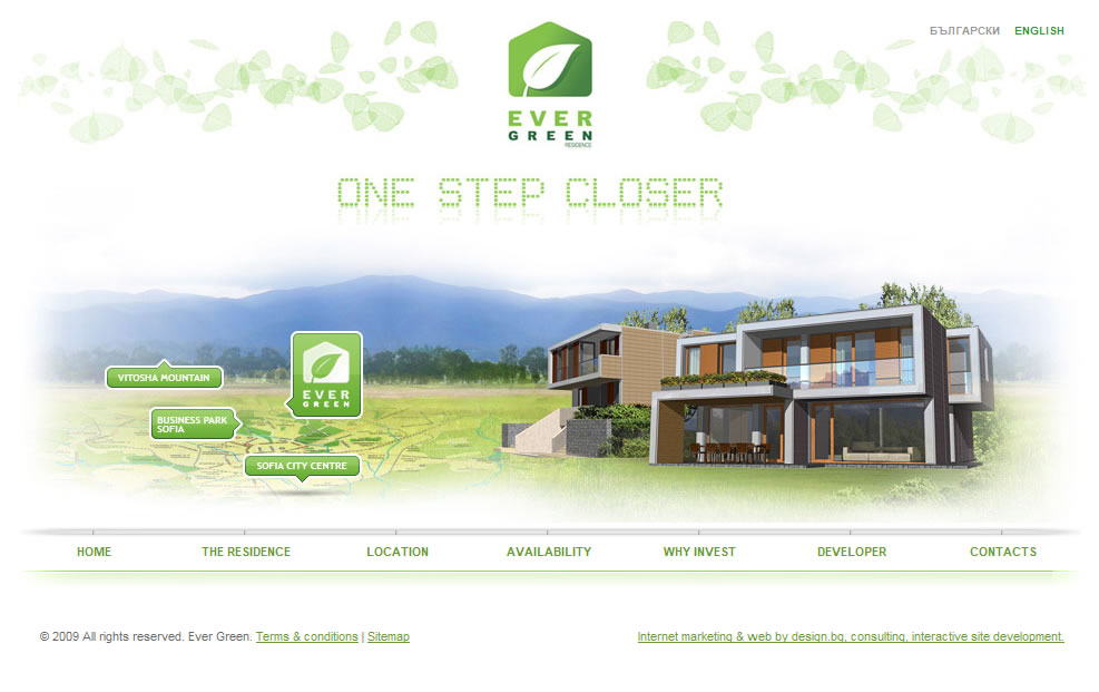 Evergreen Residence Website