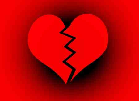 broken hearted...