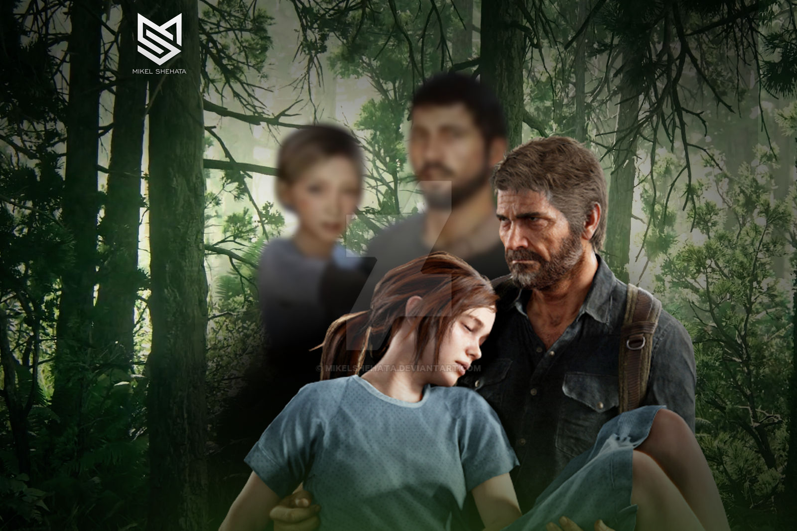 The Last of Us 2 - J.J, Ellie, and Abby by mikelshehata on DeviantArt